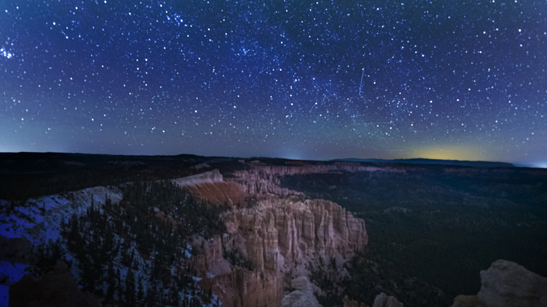 The night sky from Bryce Point, Bryce Canyon National Park, Utah