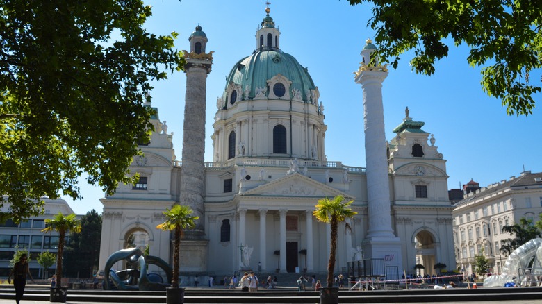 Exterior of St. Charles's Church