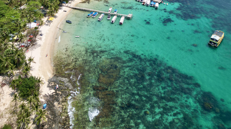 Aeriel view of Phu Quoc Island, Vietnam