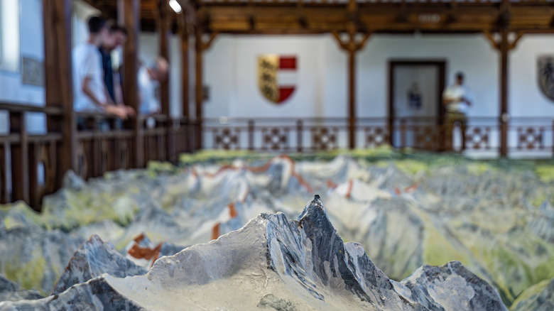 A giant relief diorama of Carinthia called Relief Von Kärnten