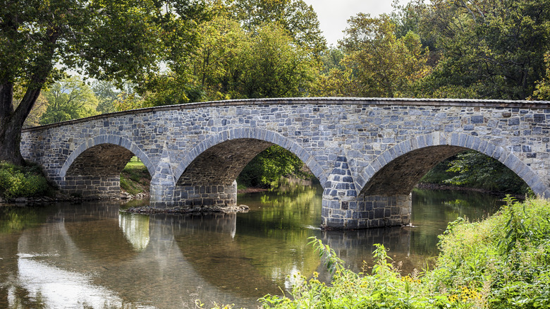 The Burnside Bridge at the Antietam National Battleground, Sharpsburg, Maryland