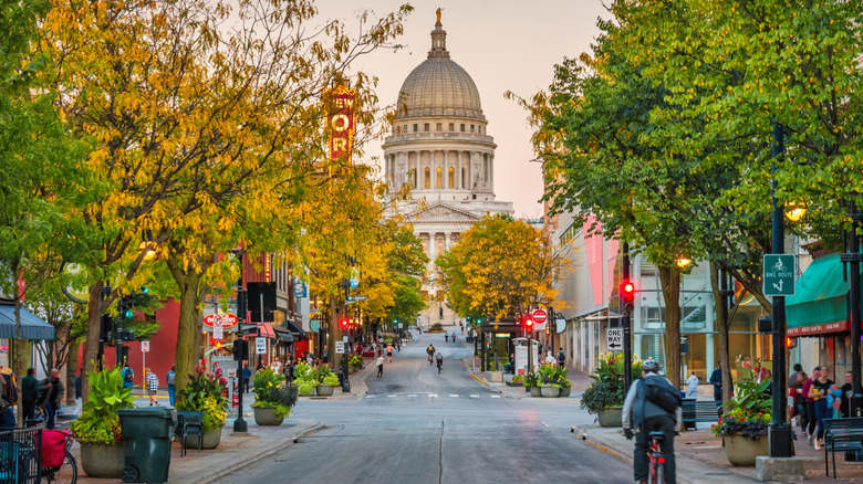 The State Capitol in Madison, Wisconsin