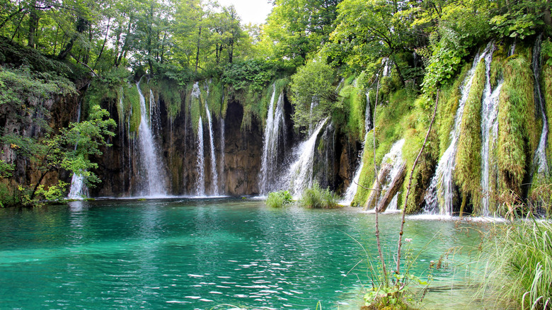 Waterfalls in Plitivice Lakes National Park, Croatia