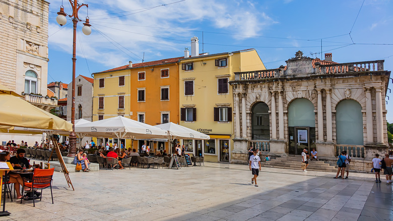 Narodni trg, or People's Square, in Zadar