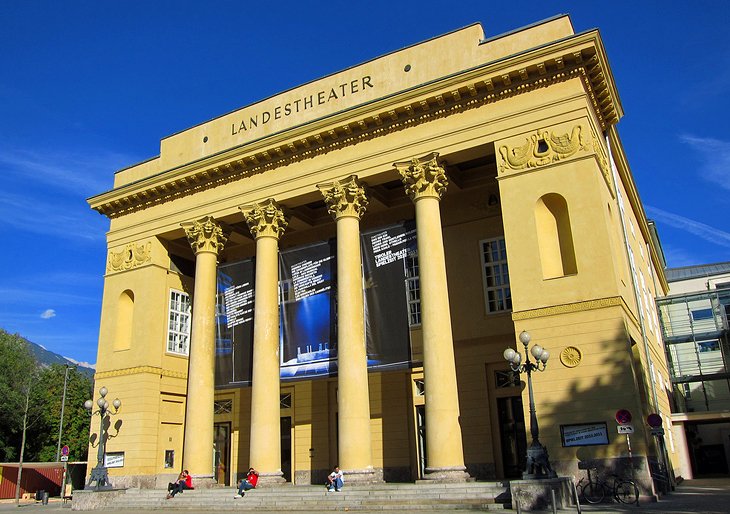 Tyrolean Provincial Theater in the Hofburg District