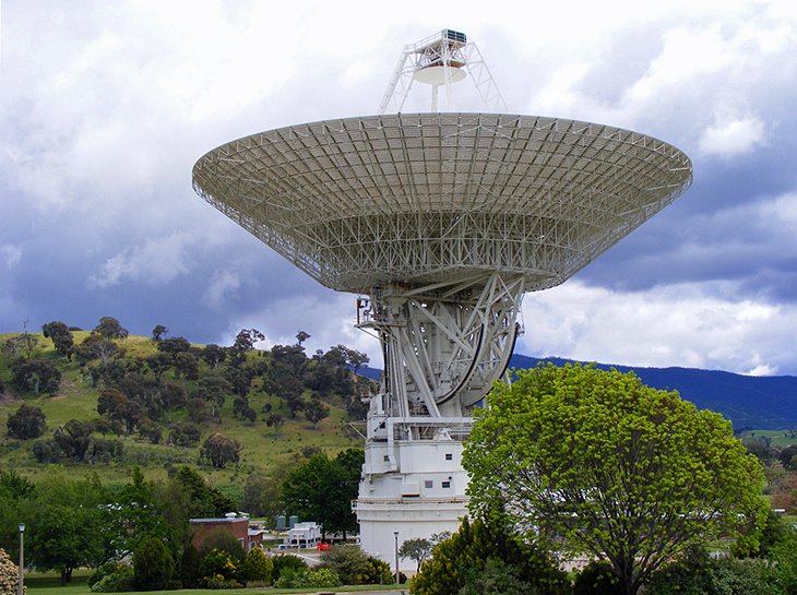 Complexe de communication dans l'espace lointain de Canberra