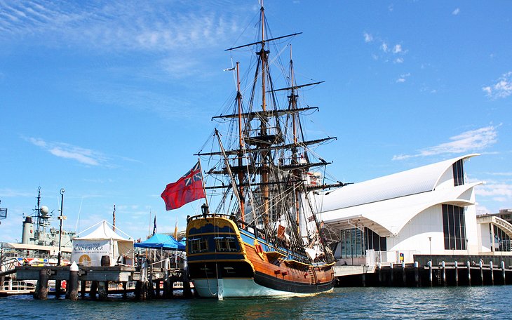 HMB Endeavour, Darling Harbour