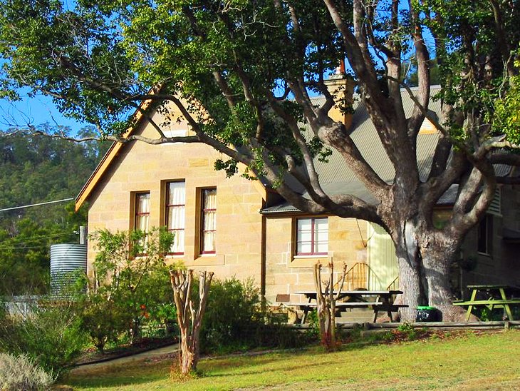 Sandstone school in Wollombi