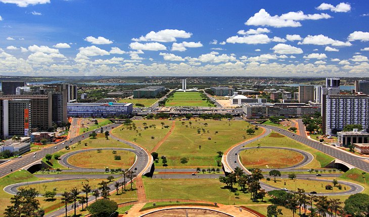 Monumental Axis from Torre de TV (Television Tower)