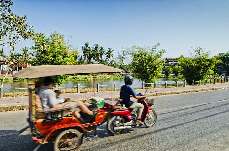 Tuk tuk en Siem Reap