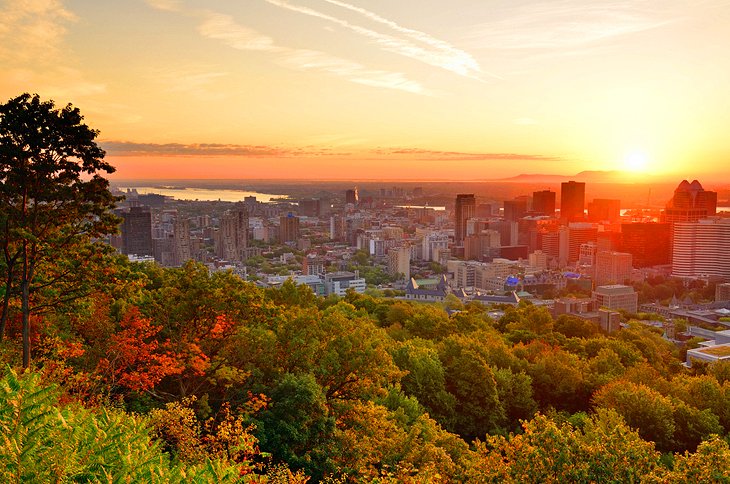 View of Montreal from Mont Royal