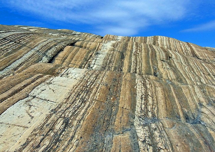 Sedimentary rock in the Belcher Islands