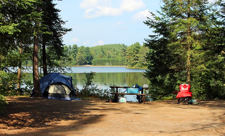 8 mejores campings en el Parque Provincial Algonquin