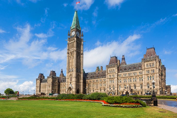 Peace Tower on Parliament Hill