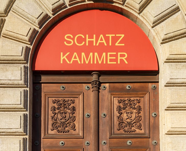 Entrance to the Residenz Treasury