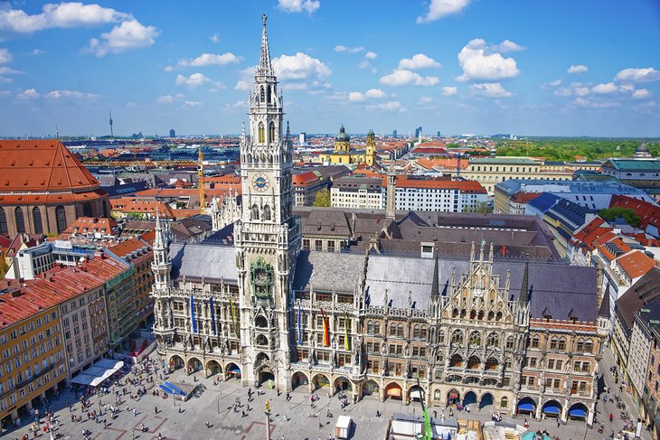 Marienplatz and the Neues Rathaus