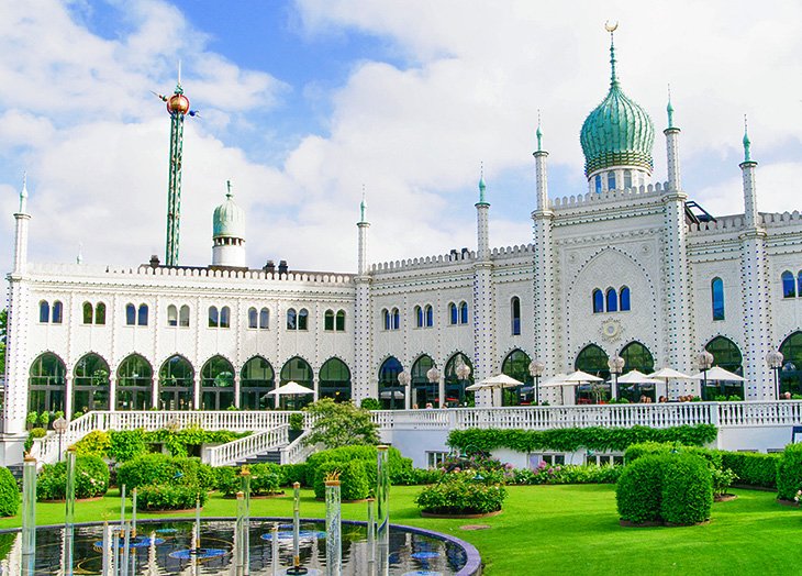 Palais mauresque dans les jardins de Tivoli