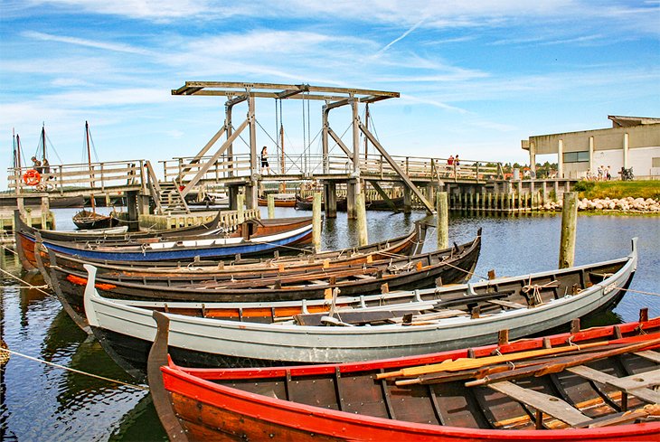 Viking ships at the Viking Ship Museum