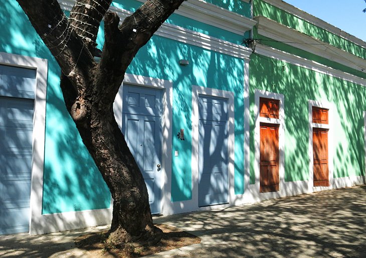 Colorful buildings on Callejón Macorís