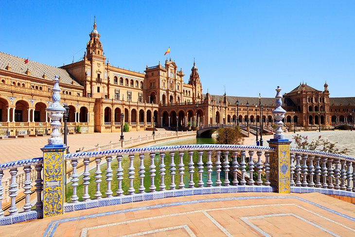 Parque de María Luisa and Plaza de España