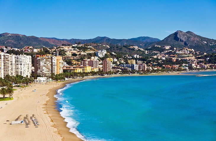 Malagueta Beach in Malaga