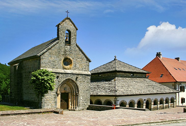 Roncesvalles along the Way of Saint James Route