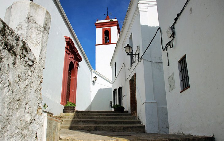 Pedestrian staircase in the village of Benaocaz