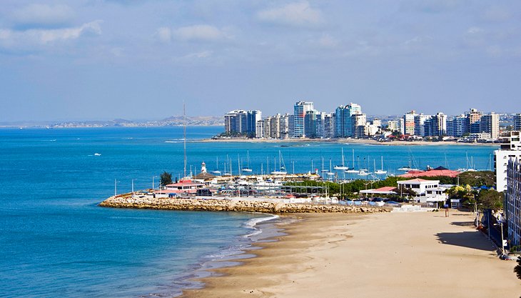 The beaches of Salinas, Bahía, and Montañita