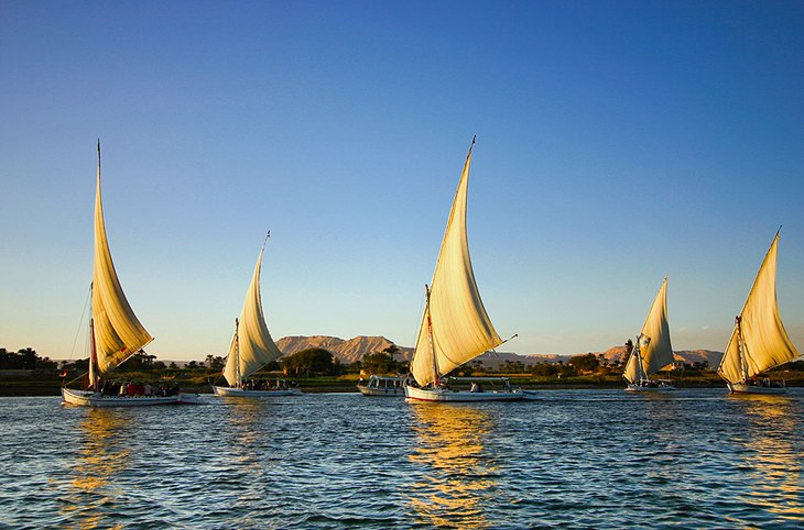 Feluccas on the Nile