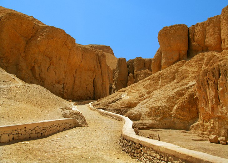 Walkway in Valley of the Kings