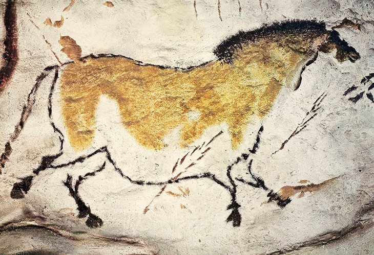 Lascaux गुफा में प्रागैतिहासिक पेंटिंग