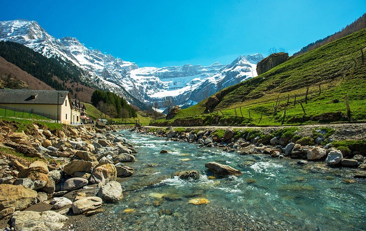 Cirque de Gavarnie in the Pyrenees Mountains