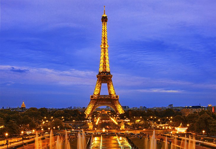 The Eiffel Tower at Night