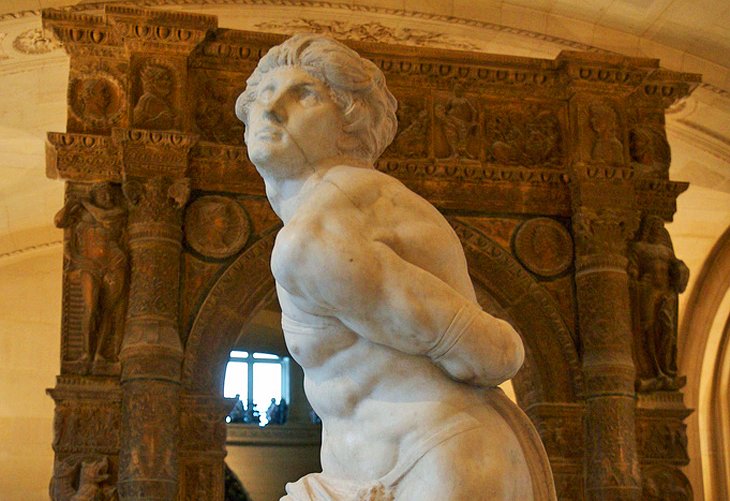 Captif Sculptures by Michelangelo (Denon Wing, Room 403)