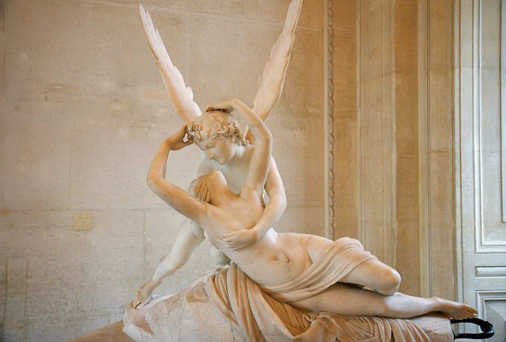 Psyché Ranimée par le Baiser de l'Amour by Antonio Canova (Denon Wing, Room 403) 