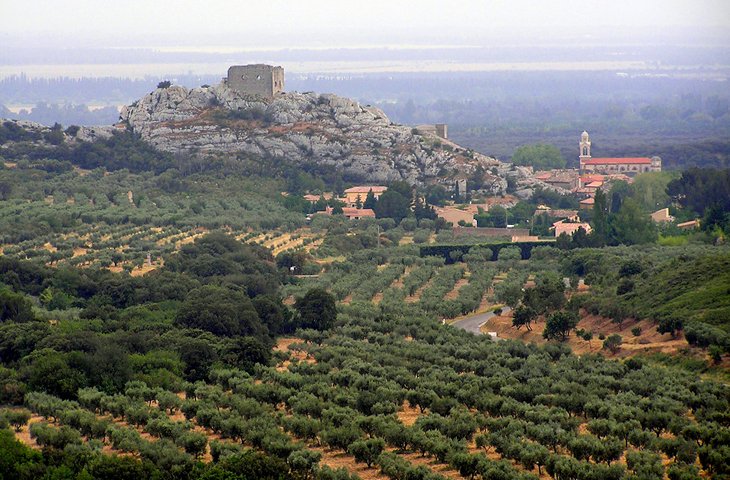 Aureille in Les Alpilles Mountains