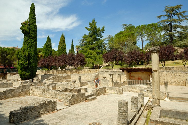 Archaeological ruins in Vaison-la-Romaine