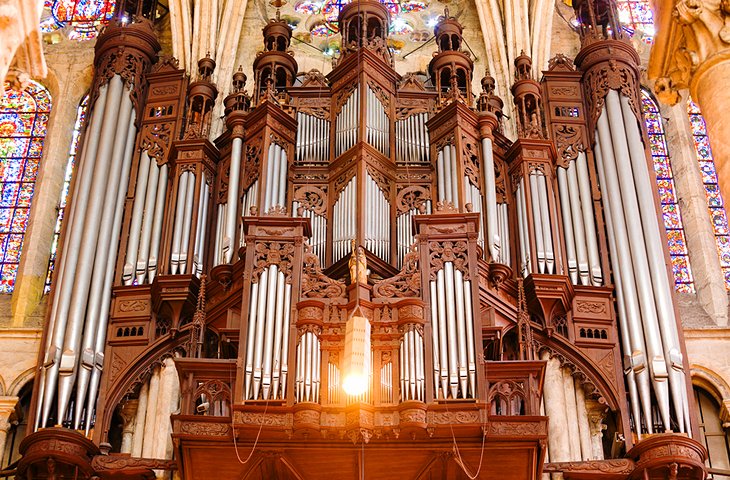 Organ in the Chartres Cathedral