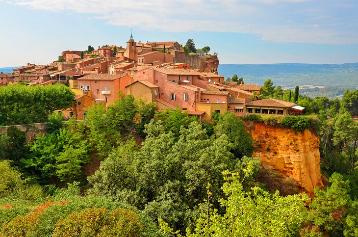 Hilltop village in the Luberon region