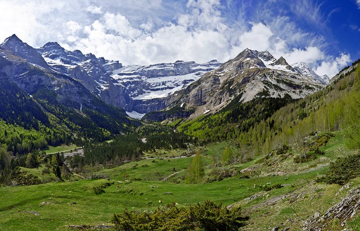 Springtime landscape at the Cirque de Gavarnie