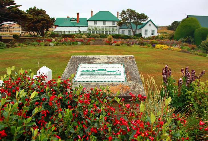 Battle Memorial, Government House, Stanley