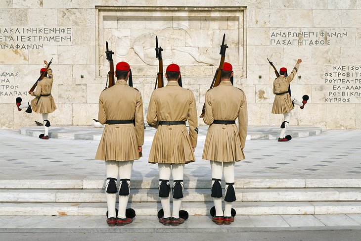 Changing of the Guard at Syntagma Square