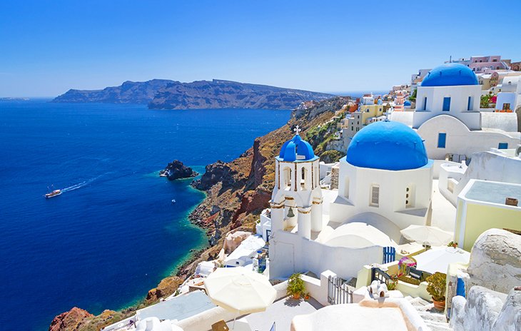 Oia Village on Santorini Island