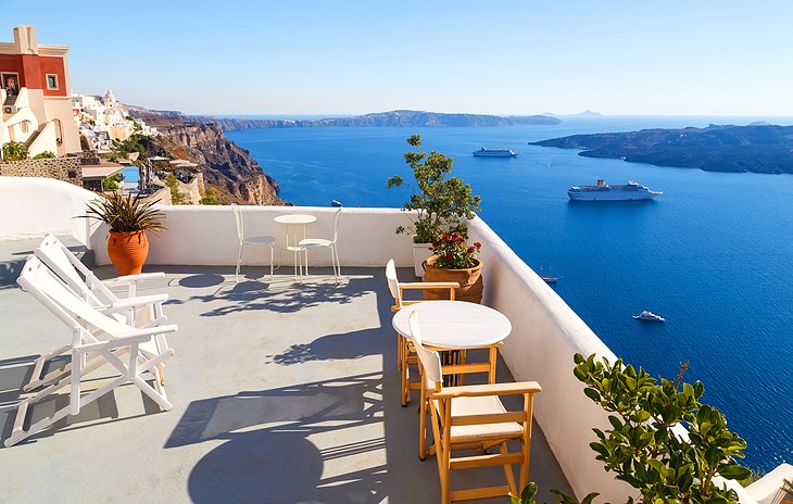 Balcon à Imerovigli