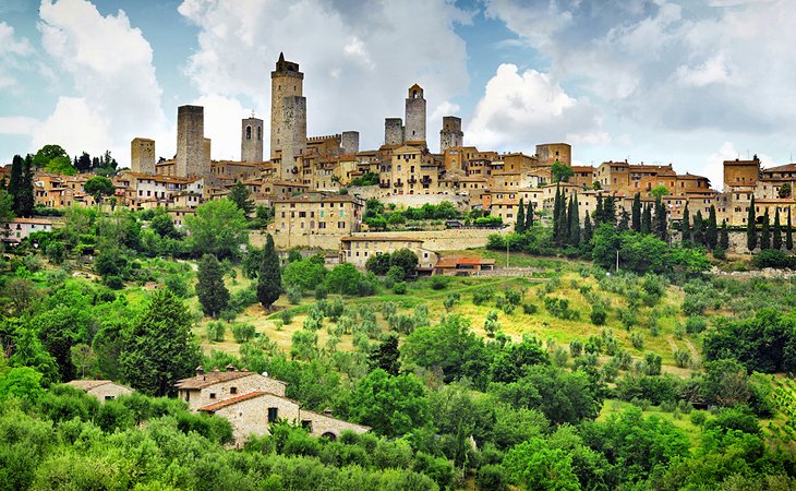 Tuscan Hill Town