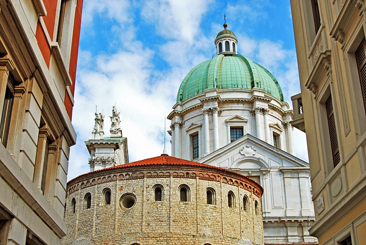 Rooftops Around Cathedral Square in Brescia