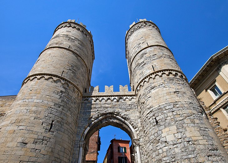 Porta Soprana and Casa di Colombo (Columbus's House)