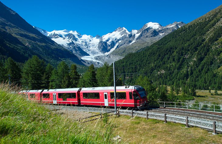 Bernina Express to St. Moritz
