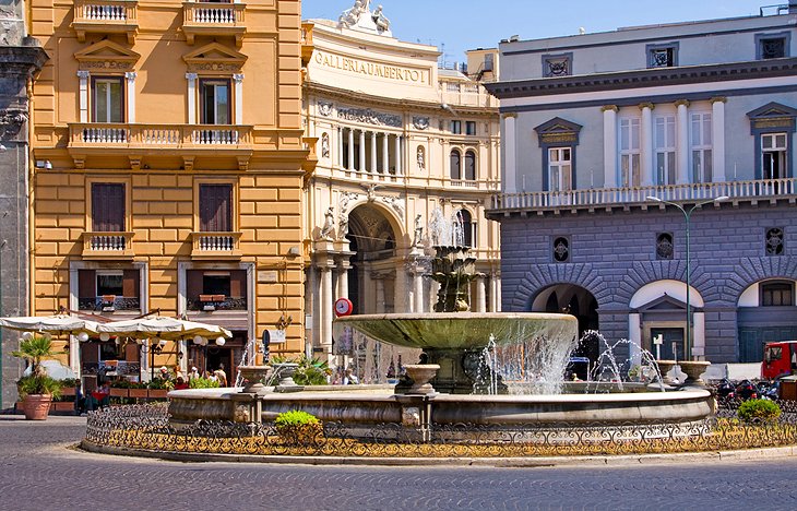 A fountain in Naples