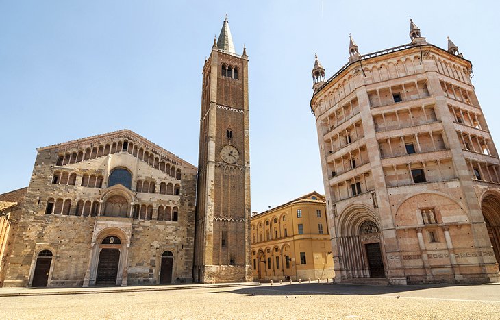 Cathedral and Baptistery on the Piazza del Duomo